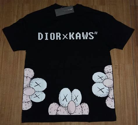 dior kaws tee shirt|Dior KAWS doll.